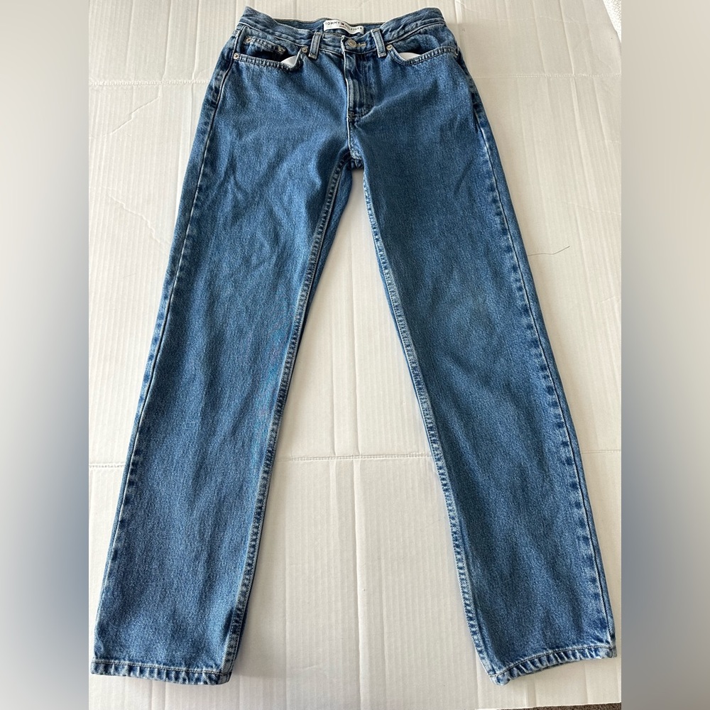Vintage Y2K Tommy Hilfiger Stone Washed Jeans Size, 4